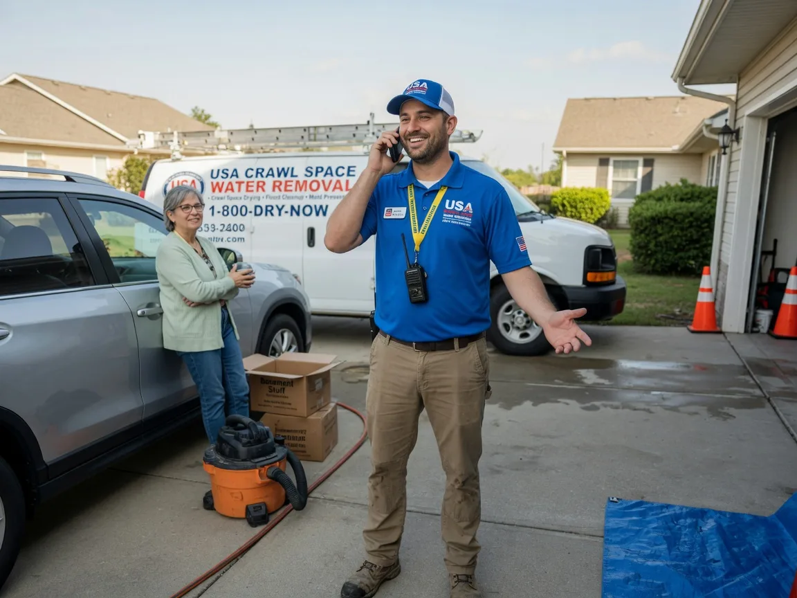 Crawl Space Water Removal Stokesdale, NC FAQs